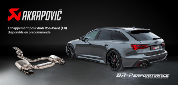 [Audi RS6 C8] Échappement Akrapovic disponible